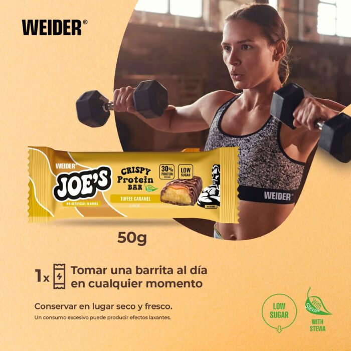 JOE’S CRISPY PROTEIN BAR (WEIDER) - Imagen 3